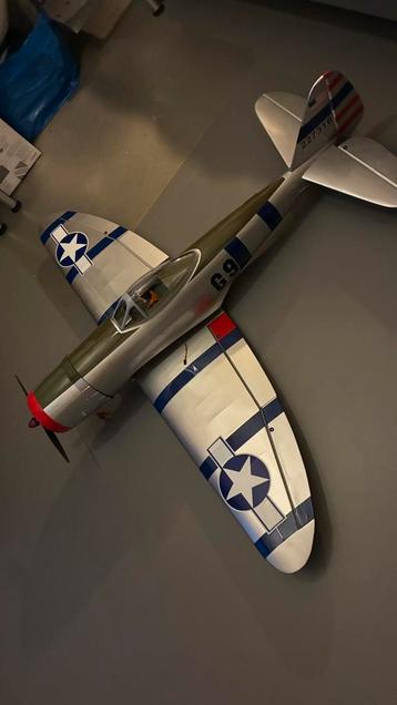 P47 Thunderbolt, 165cm, compleet vliegklaar beschikbaar voor biedingen