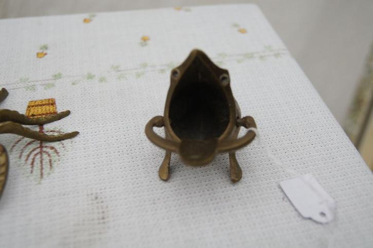 Kikker / asbak / spin /salamander/blokje gewichten/stuurwiel, Antiek en Kunst, Curiosa en Brocante, Ophalen of Verzenden