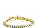 Diamond Point Tennisarmband (4.00ct), Ophalen of Verzenden, Zo goed als nieuw, Goud