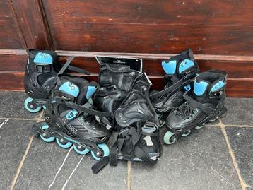Rolschaatsen met bechermset beschikbaar voor biedingen