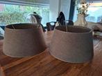 2 lampenkappen, Huis en Inrichting, Lampen | Lampenkappen, Ophalen of Verzenden, Zo goed als nieuw, Rond, Minder dan 25 cm