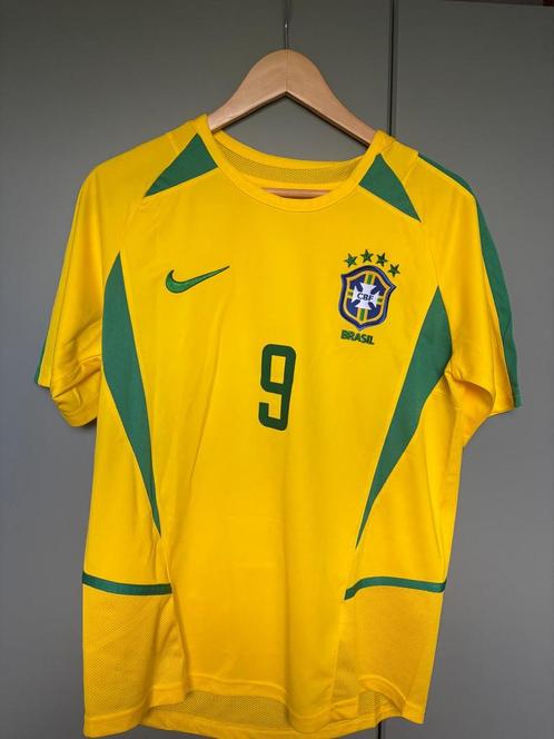 Retro R9 shirt – Ronaldo Brazilië, Verzamelen, Sportartikelen en Voetbal, Ophalen of Verzenden