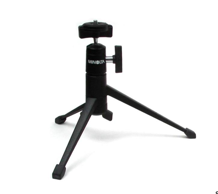 Minolta Mini Tripod TR-1 in faux-leather pouch - new -, Audio, Tv en Foto, Fotografie | Statieven en Balhoofden, Nieuw, Ministatief