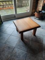 Blank eiken bijzettafel / salontafel, Ophalen, Gebruikt, 50 tot 100 cm, Eikenhout