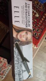 Elle 2 in 1 hair curler and straightener, Handen en Nagels, Zo goed als nieuw, Ophalen