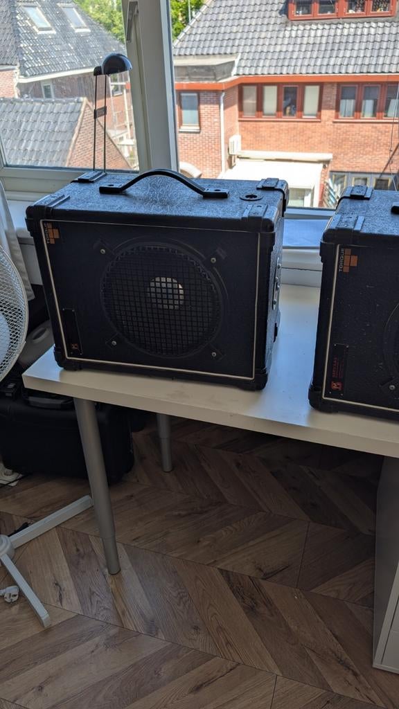 Twee Torque passieve luidsprekers 100W, Audio, Tv en Foto, Luidsprekers, Gebruikt, Front, Rear of Stereo speakers, 60 tot 120 watt