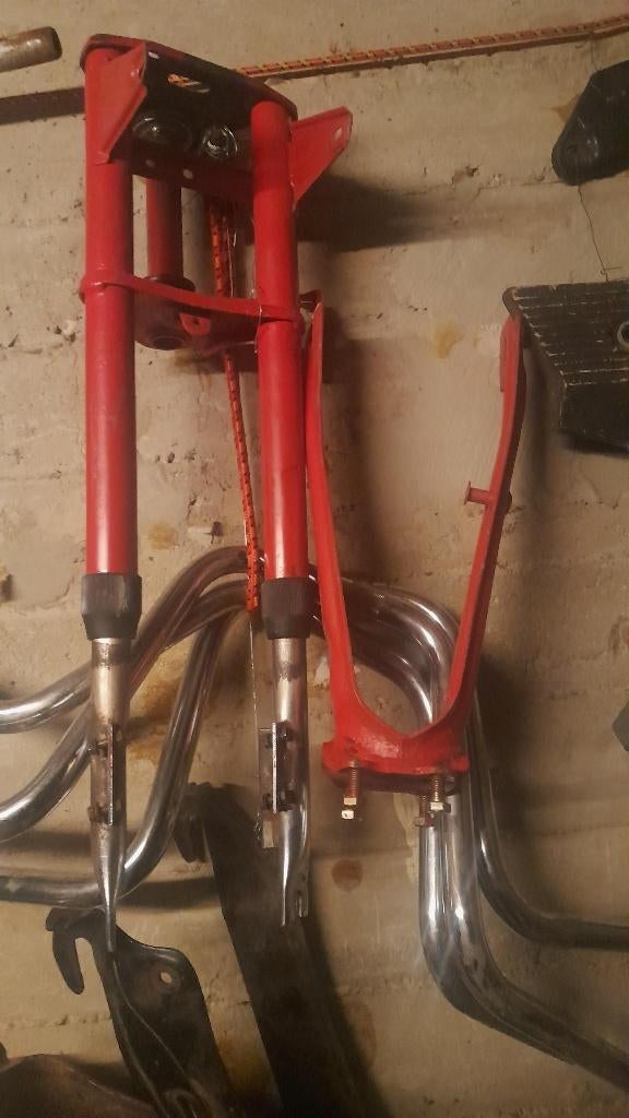 Puch Maxi City 25 voorvork en achterbrug, Ophalen, Gebruikt, Frame