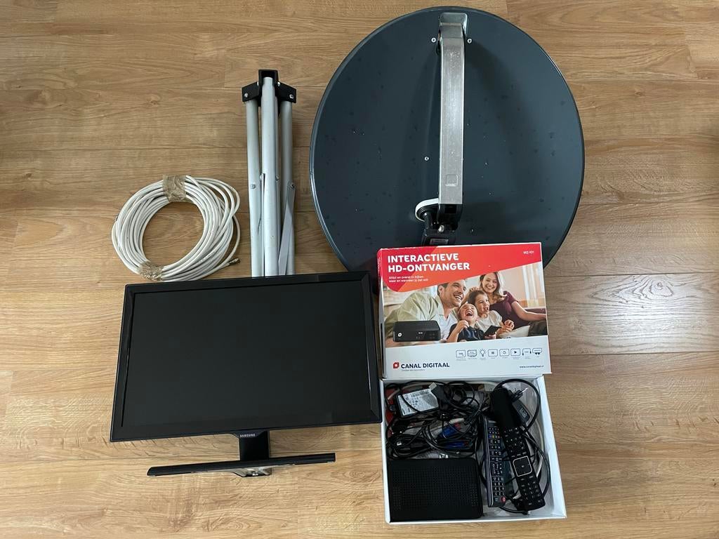 Compleet Canal Digitaal pakket, Audio, Tv en Foto, Schotelantennes, Ophalen, Gebruikt