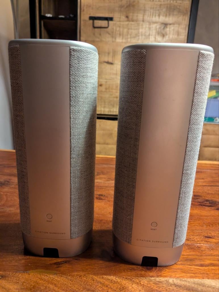 Harman Kardon Citation Surround Speakers (Set van 2), Overige merken, Ophalen of Verzenden, Zo goed als nieuw, Minder dan 60 watt