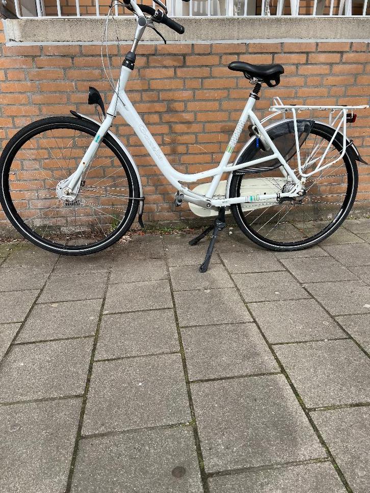 Gazelle Bloom, Fietsen en Brommers, Fietsen | Dames | Moederfietsen, Zo goed als nieuw, Gazelle, 56 cm of meer, 1 zitje, Dubbele standaard