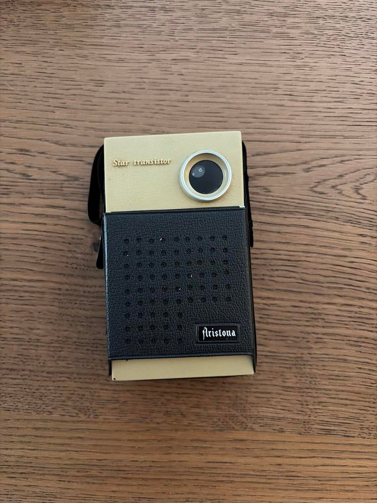Vintage Aristona Star Transistor Radio in originele doos, Ophalen of Verzenden, Gebruikt, Transistorradio