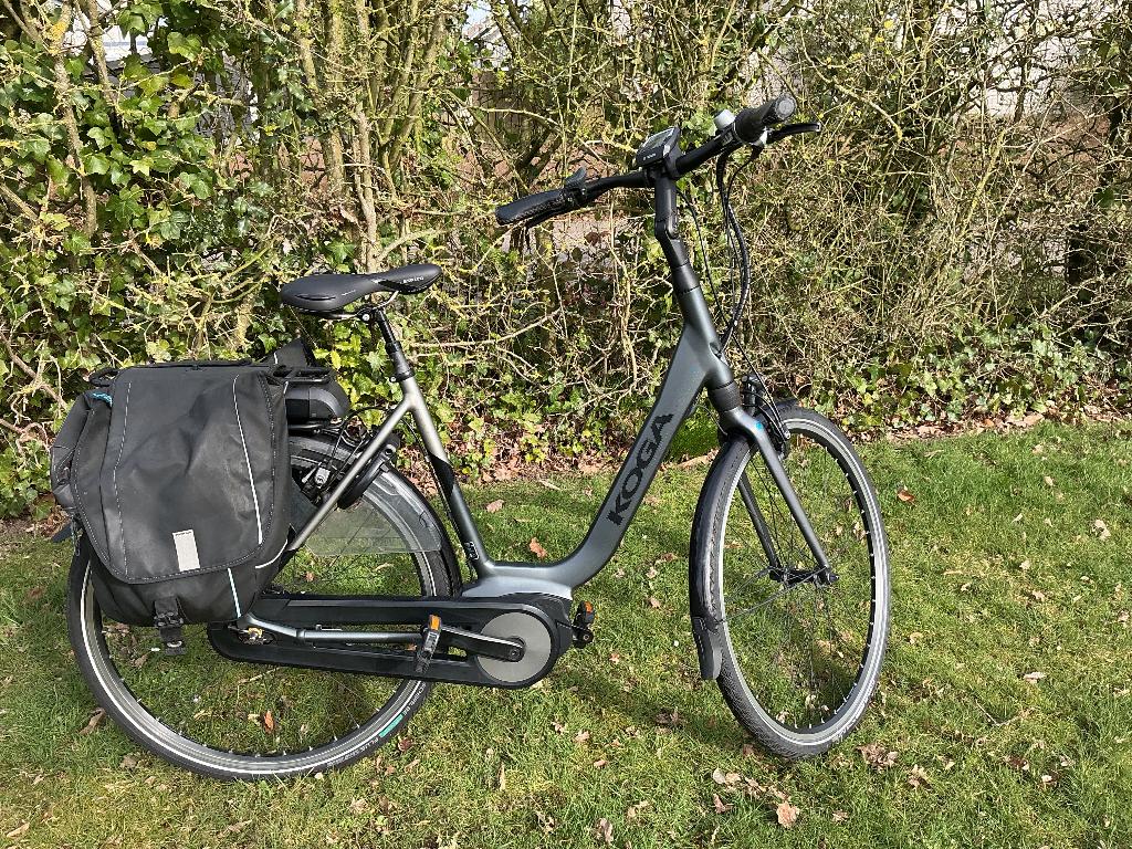 Koga dames fiets ebike, Fietsen en Brommers, Elektrische fietsen, Overige merken, Gebruikt, Ophalen of Verzenden, 50 km per accu of meer