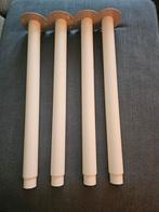 IKEA OLOV Tafelpoot - 4 stuks, verstelbaar, Huis en Inrichting, Tafelonderdelen, Tafelpoot, Gebruikt, 50 tot 100 cm, Rond
