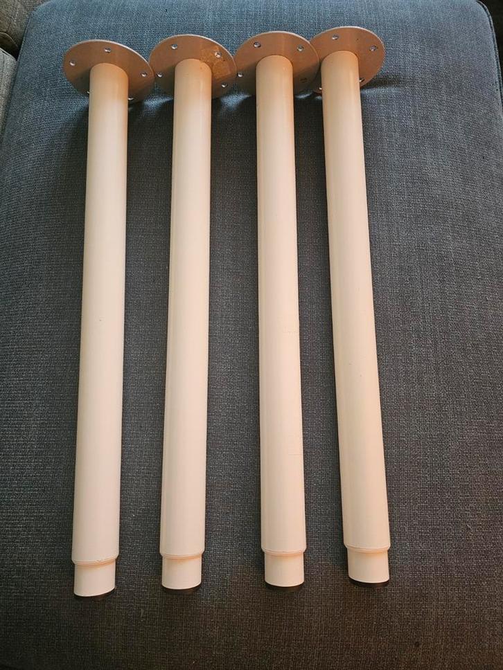 IKEA OLOV Tafelpoot - 4 stuks, verstelbaar, Huis en Inrichting, Tafelonderdelen, Gebruikt, Tafelpoot, 50 tot 100 cm, 50 tot 100 cm