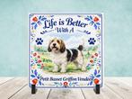 Life is Better With a Petit Basset Griffon Vendeen - Tegel, Verzenden, Nieuw