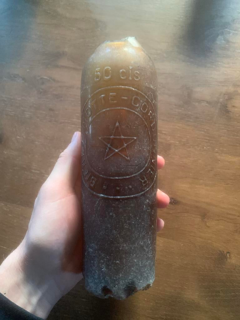 Antieke bierfles 50 cl - Motte Cordinnier Bieres, Ophalen of Verzenden