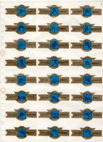 Topra  NF  Olympische Kentekens  blauw, Verzenden, Zo goed als nieuw, Sigarenbandjes