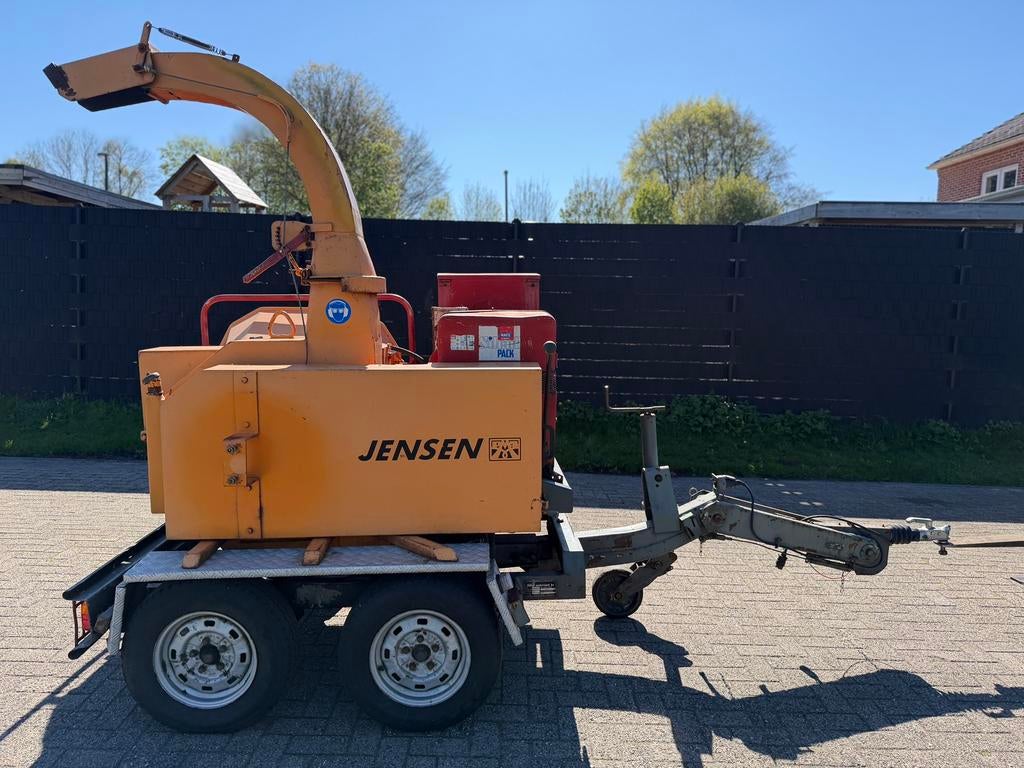 Jensen A141 280 hout versnipperaar op aanhanger, Ophalen of Verzenden, Hakselaar