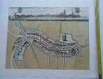 Reproductie IJlst, Hindelopen, Leeuwarden 1664, Voor 1800, Nieuw, Ophalen of Verzenden, Landkaart