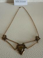 S107/Vintage KALEVALA KORU ketting Brons FINLAND, Overige materialen, Gebruikt, Overige kleuren, Verzenden