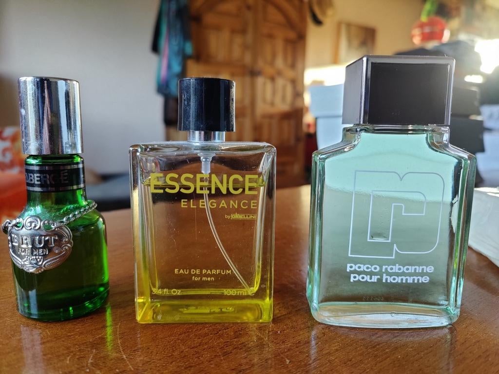 Paco Rabanne Brut for men Essence 3 x eau de parfum for men, Ophalen of Verzenden, Parfumfles