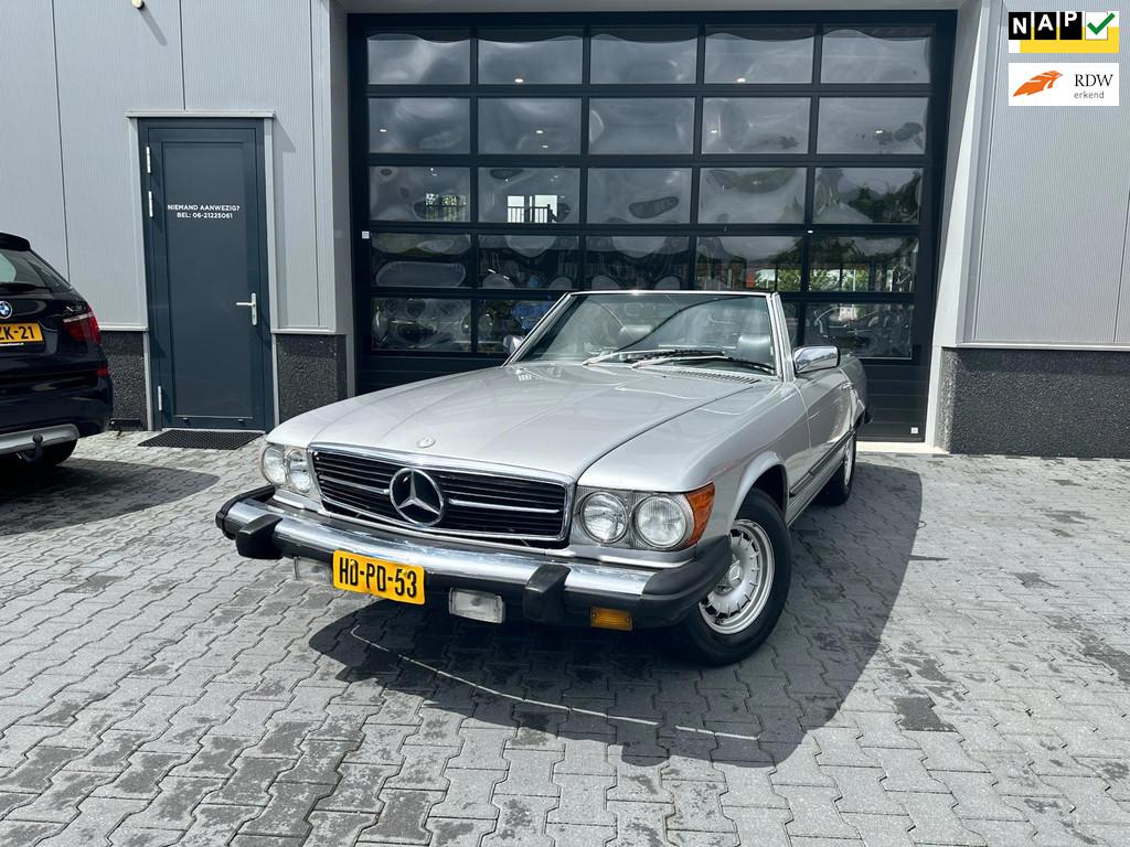 Mercedes-Benz SL-klasse 380 SL incl hardtop en nieuwe zomerk, Auto's, Achterwielaandrijving, Gebruikt, Cabriolet, Bedrijf