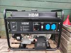 HBM benzine generator 230V en 5kW, Ophalen, 5 tot 10 kVA, Benzine