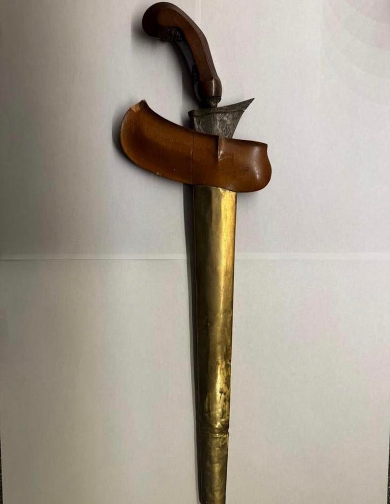 Javaanse Kris, lemmet in pamor-techniek, Ophalen