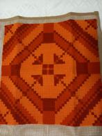 Vintage geborduurd kussen stramien jaren 70, Ophalen of Verzenden, Overige typen