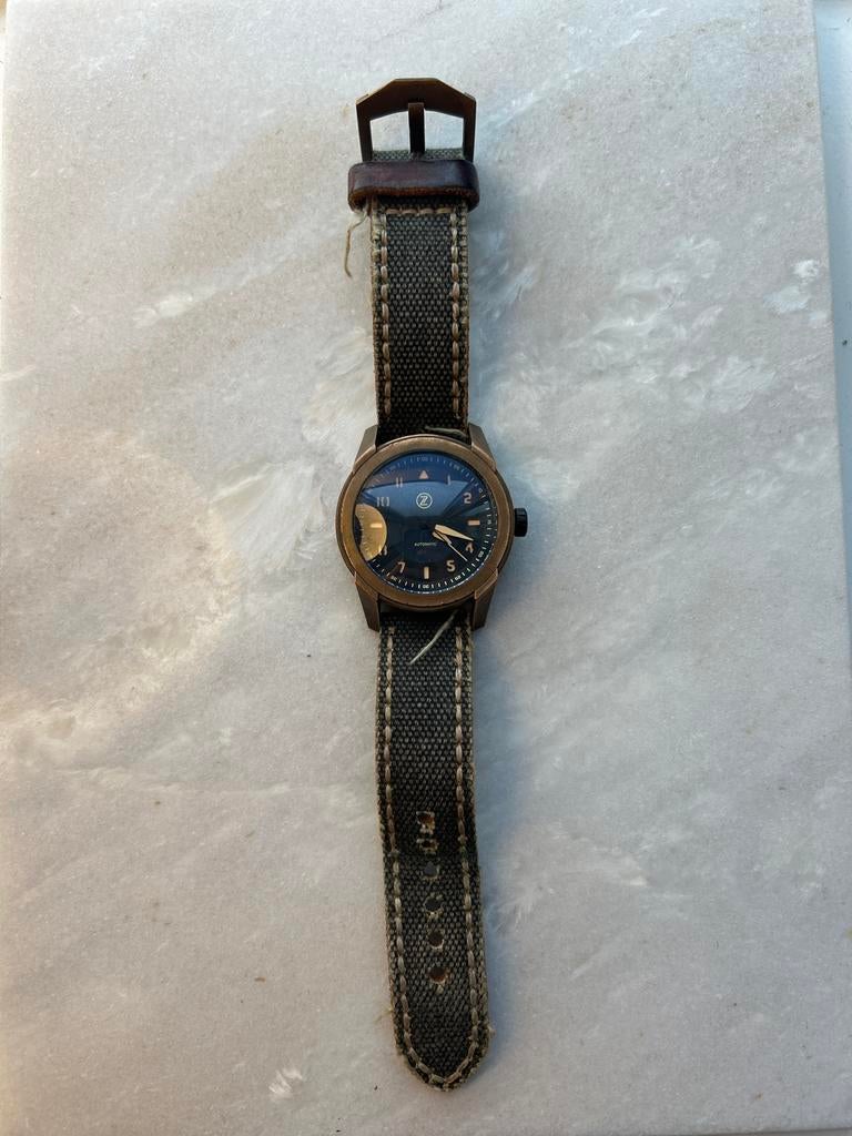 Zelos Bronze Eagle E-1C Limited Edition #60/100, Sieraden, Tassen en Uiterlijk, Horloges | Heren, Overige merken, Overige materialen