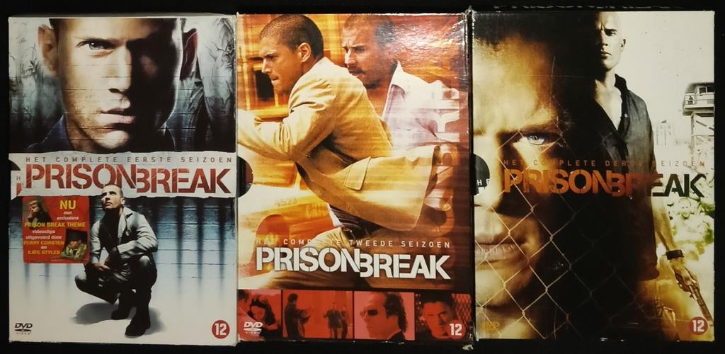 Prison Break seizoen 1 t/m 3, Vanaf 12 jaar, Ophalen of Verzenden, Zo goed als nieuw, Actie en Avontuur