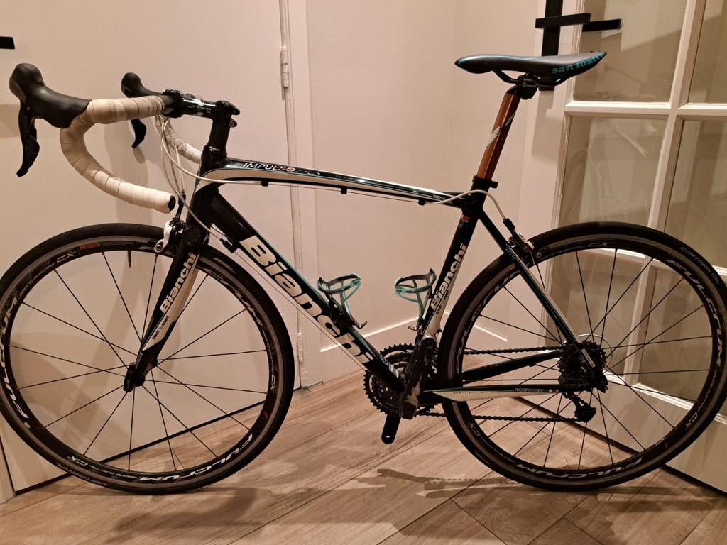 Bianchi Impulso racefiets 55cm, Fietsen en Brommers, Fietsen | Racefietsen, Ophalen, Gebruikt, Heren, Aluminium