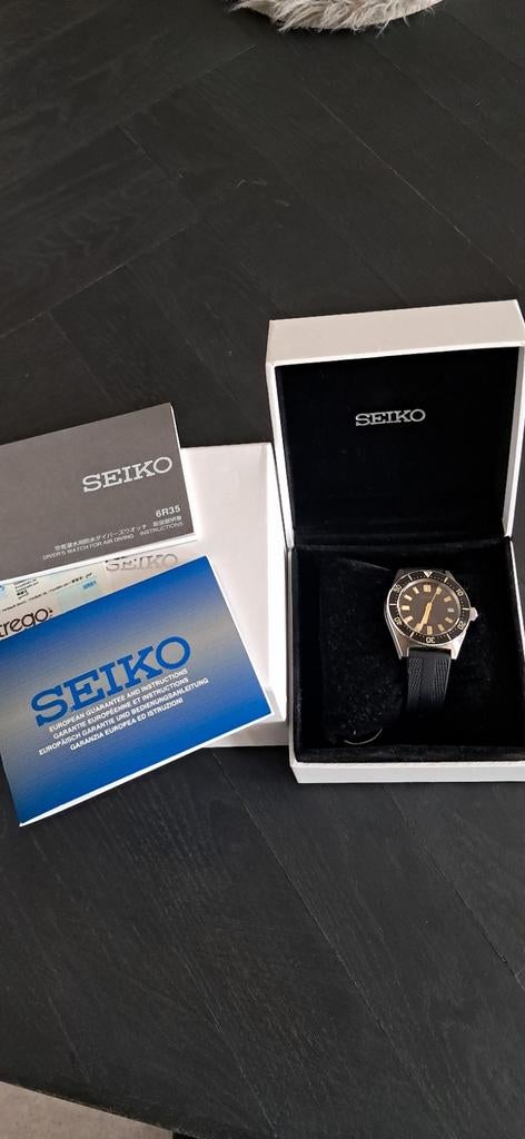 Seiko SPB147J - compleet en hele nette staat, Ophalen of Verzenden, Zo goed als nieuw, Staal, Seiko
