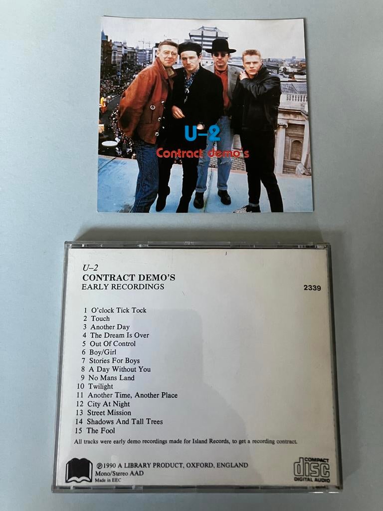 U2 – Contract Demo's (Early Recordings), Ophalen of Verzenden, Zo goed als nieuw, Poprock
