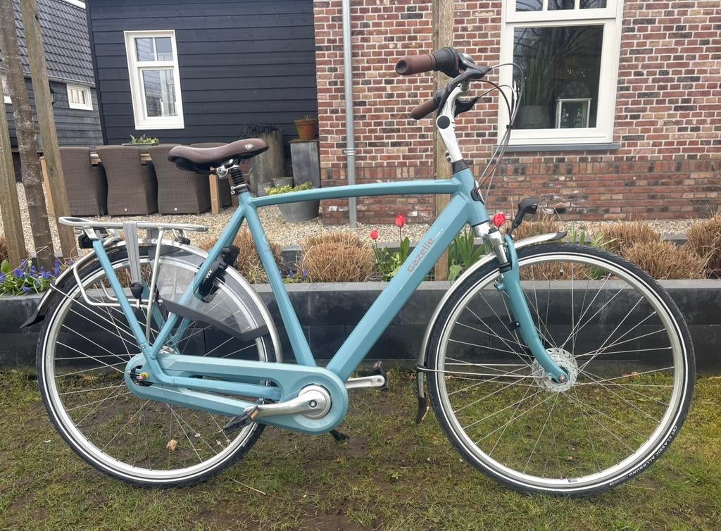 Als nieuw, Gazelle Orange c7 herenfiets h61 met garantie, Fietsen en Brommers, ., Achterlicht, Ophalen of Verzenden, Zo goed als nieuw