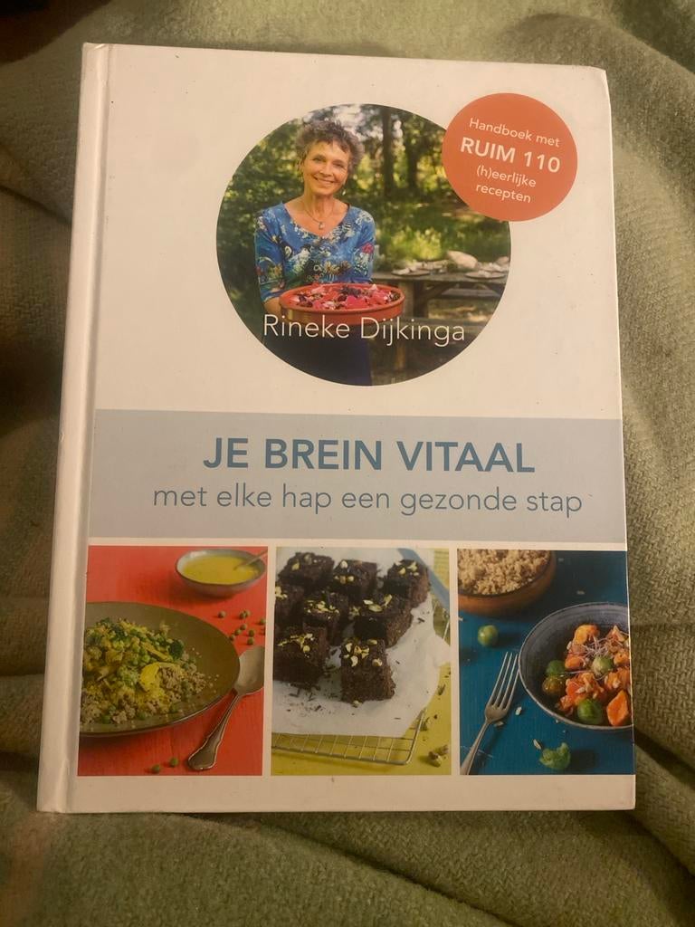 Je Brein Vitaal - Rineke Dijkinga (Zo goed als nieuw), Ophalen of Verzenden, Zo goed als nieuw, Dieet en Voeding
