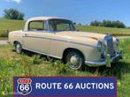 Mercedes-Benz 220 SE Coupe Ponton | 1960 | Route 66 Auctions, Overige carrosserieën, Zwart, Mercedes-Benz, Bedrijf