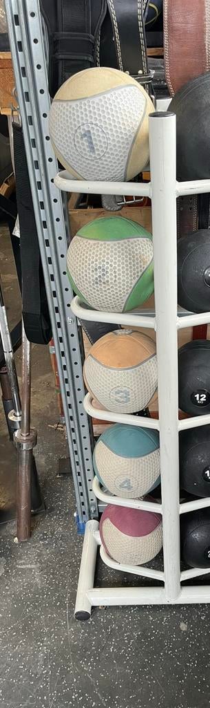 Reebok medicine zwaarte ballen 1-5 kg bal 5 x, Gebruikt, Ophalen of Verzenden, Reebok, Fitnessbal