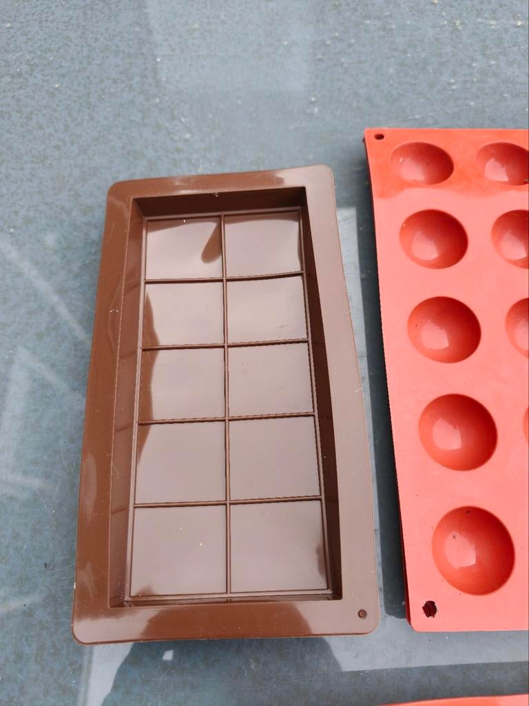 Siliconen chocoladereep mal 4 stuks, Ophalen of Verzenden