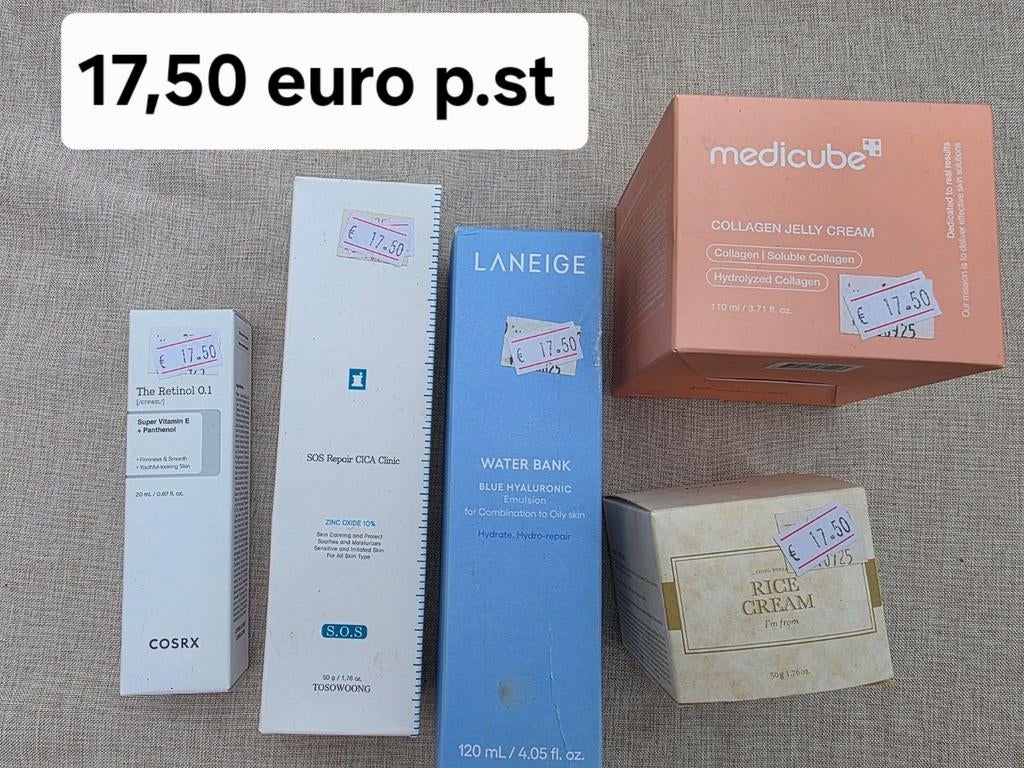 Korean skincare k-beauty nieuw, Gehele gezicht, Onbekend, Nieuw, Ophalen of Verzenden