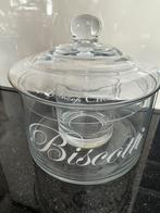 Grote glazen koek snoep chocolade pot 20cm Ø, Huis en Inrichting, Ophalen, Zo goed als nieuw