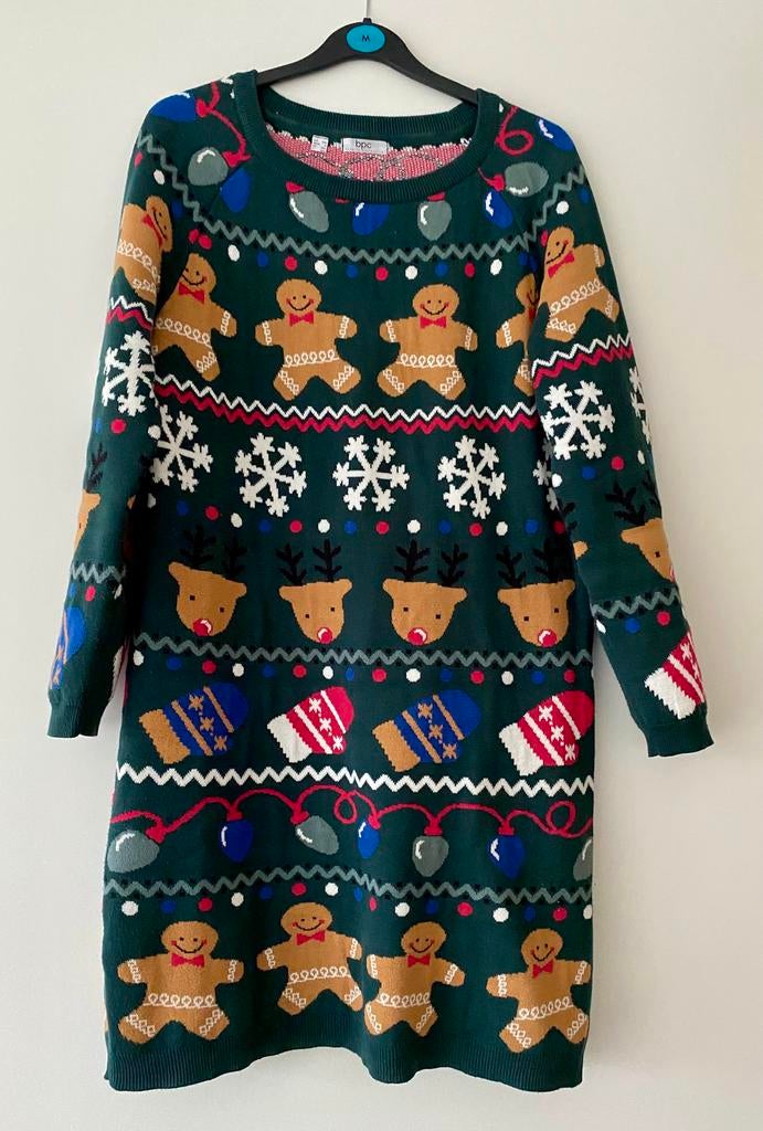 Kerstjurk, Maat 38/40 (M), Ophalen of Verzenden, Zo goed als nieuw, Boven de knie