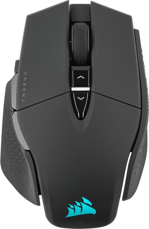 Corsair Gaming M65 RGB Ultra Wireless Zwart, Computers en Software, Muizen, Zo goed als nieuw, Muis, Rechtshandig, Draadloos, Gaming muis