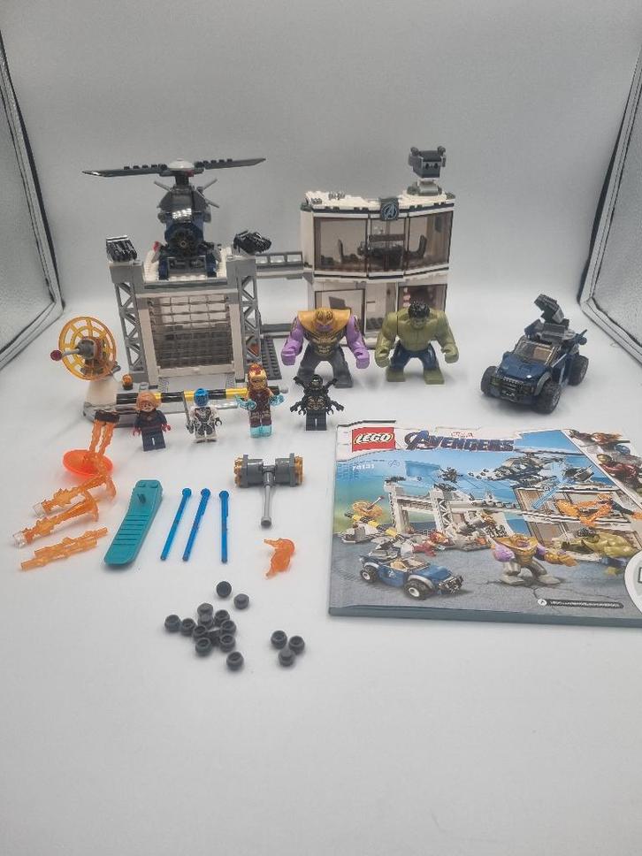 Lego Marvels 76131 Avengers Compound Battle, Kinderen en Baby's, Speelgoed | Duplo en Lego, Zo goed als nieuw, Lego, Complete set