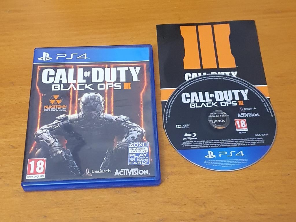 PS4 | Call OF Duty BLACK OPS 3, Spelcomputers en Games, Games | Sony PlayStation 4, Gebruikt, Vanaf 18 jaar, Shooter, Ophalen of Verzenden