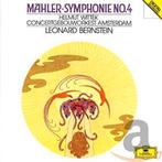 Mahler 4 door Bernstein op DGG, Ophalen of Verzenden, Romantiek, Zo goed als nieuw, Orkest of Ballet
