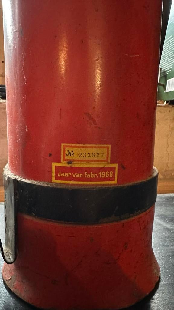Vintage Boyce Koolzuursneeuw Brandblusser 1968, Huis en Inrichting, Brandblussers en Brandkasten, Ophalen, Gebruikt, Brandblusser