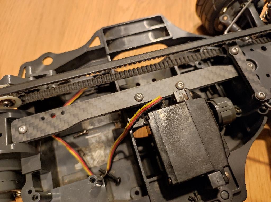 Nieuwe Tamiya TA03F / TA03R Reinforcement plate, Ophalen of Verzenden, Nieuw