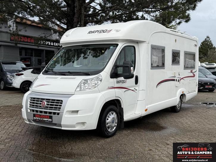Rapido 7086F 1 eigenaar in prima staat, Caravans en Kamperen, Campers, Bedrijf, tot en met 4, Half-integraal, Rapido, Diesel, Handgeschakeld