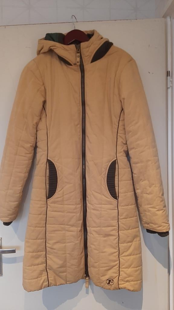 Dames winterjas maat M, Ophalen of Verzenden, Gedragen, Maat 38/40 (M), Beige